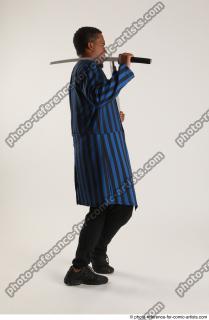 07 GARSON STANDING POSE WITH KATANA AND SHOTGUN